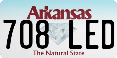 AR license plate 708LED