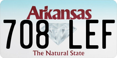 AR license plate 708LEF