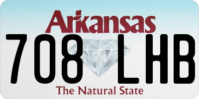 AR license plate 708LHB