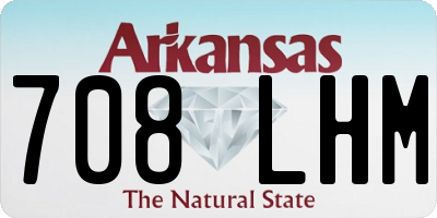 AR license plate 708LHM