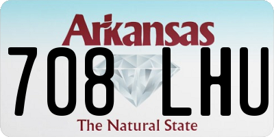 AR license plate 708LHU