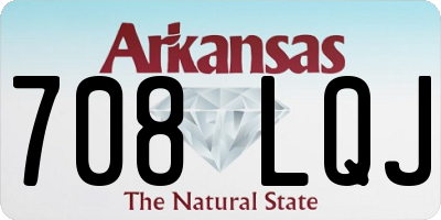 AR license plate 708LQJ