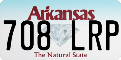 AR license plate 708LRP