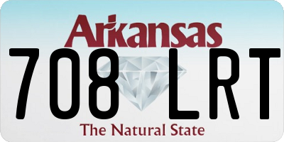 AR license plate 708LRT