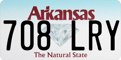 AR license plate 708LRY