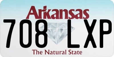 AR license plate 708LXP