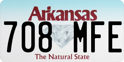 AR license plate 708MFE