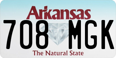 AR license plate 708MGK