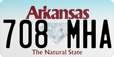 AR license plate 708MHA