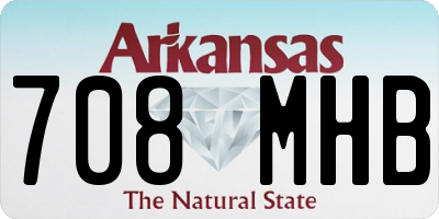 AR license plate 708MHB