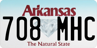 AR license plate 708MHC
