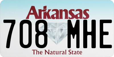 AR license plate 708MHE