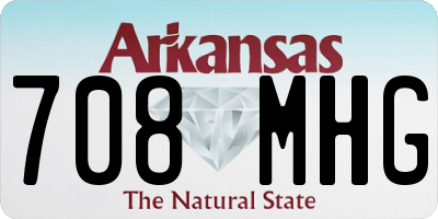 AR license plate 708MHG