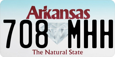 AR license plate 708MHH