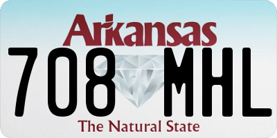 AR license plate 708MHL