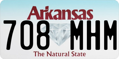 AR license plate 708MHM