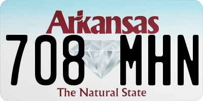 AR license plate 708MHN