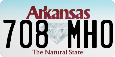 AR license plate 708MHO