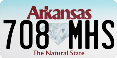 AR license plate 708MHS