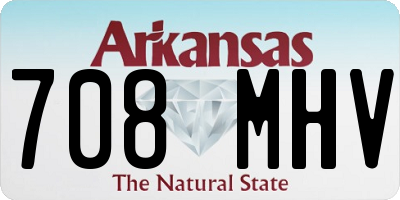 AR license plate 708MHV