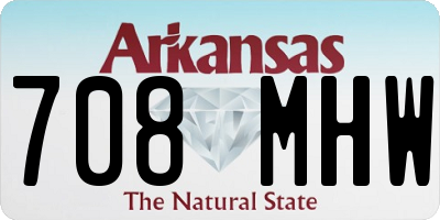AR license plate 708MHW