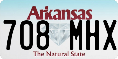 AR license plate 708MHX