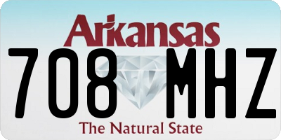 AR license plate 708MHZ