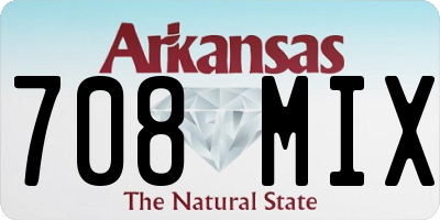 AR license plate 708MIX