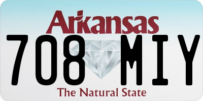 AR license plate 708MIY