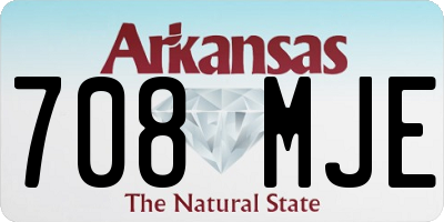 AR license plate 708MJE