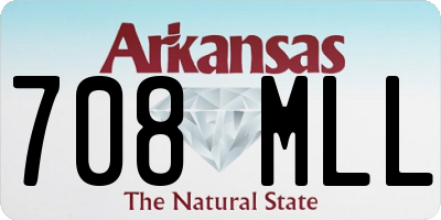 AR license plate 708MLL
