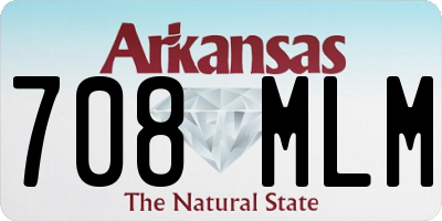AR license plate 708MLM