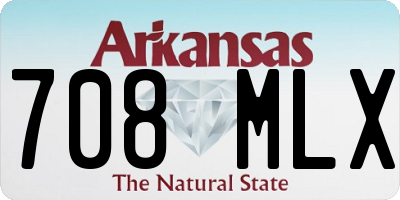AR license plate 708MLX