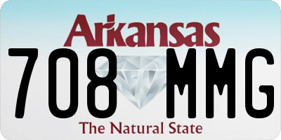 AR license plate 708MMG