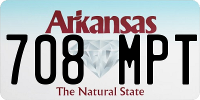 AR license plate 708MPT