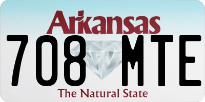 AR license plate 708MTE