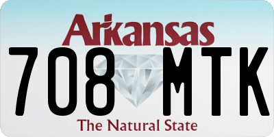 AR license plate 708MTK