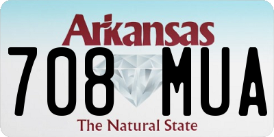 AR license plate 708MUA