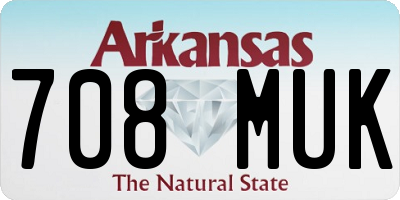 AR license plate 708MUK