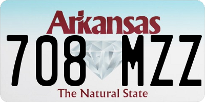 AR license plate 708MZZ