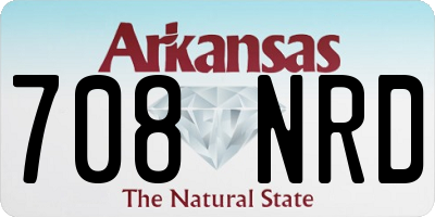 AR license plate 708NRD