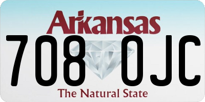 AR license plate 708OJC