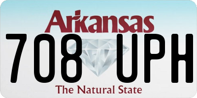 AR license plate 708UPH