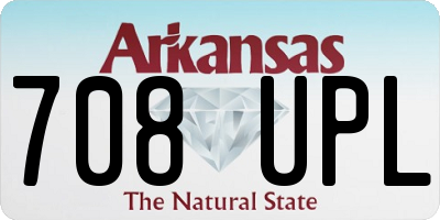 AR license plate 708UPL