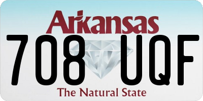 AR license plate 708UQF