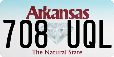 AR license plate 708UQL