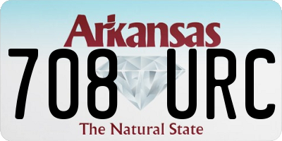 AR license plate 708URC