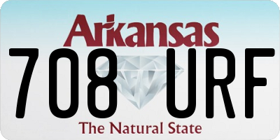 AR license plate 708URF