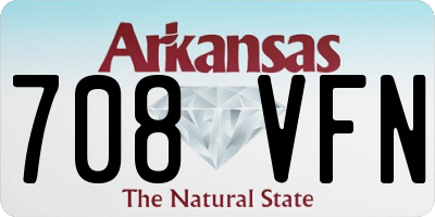 AR license plate 708VFN