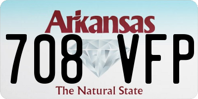 AR license plate 708VFP
